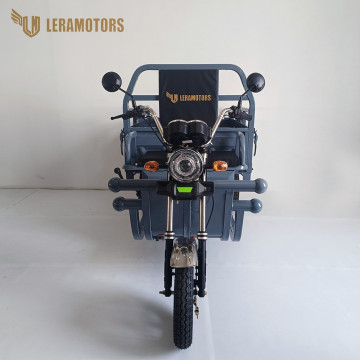 Elektrická nákladní tříkolka Leramotors Cargo G1 1000W - Tuk Tuk Šedá