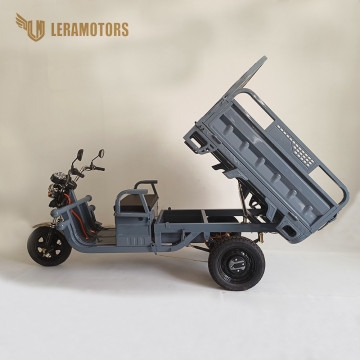 Elektrická nákladní tříkolka Leramotors Cargo G1 1000W - Tuk Tuk Šedá