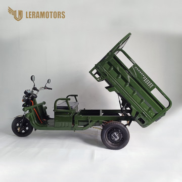 Elektrická nákladní tříkolka Leramotors Cargo G1 1000W - Tuk Tuk Zelená