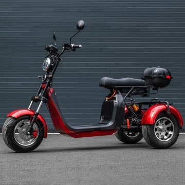 Elektrická tříkolka Leramotors Scooters C5 2000W Červená