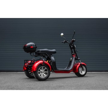 Elektrická tříkolka Leramotors Scooters C5 2000W Červená