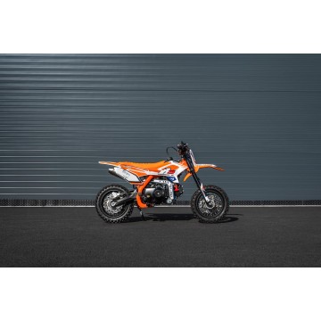 Pitbike Leramotors by APOLLO THUNDER 70cc 12/10 Automat E-Start Oranžová