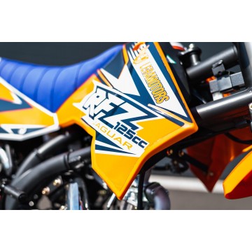 Pitbike Leramotors By Apollo Jaguar 125cc 17/14 E-Start Oranžová
