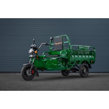 Elektrická nákladní tříkolka Leramotors Cargo G1 1000W - Tuk Tuk Zelená