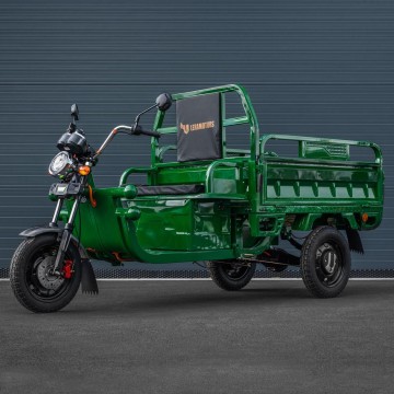 Elektrická nákladní tříkolka Leramotors Cargo G1 1000W - Tuk Tuk Zelená