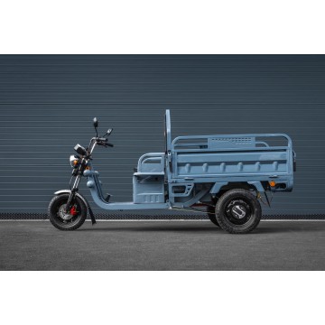 Elektrická nákladní tříkolka Leramotors Cargo G1 1000W - Tuk Tuk Šedá