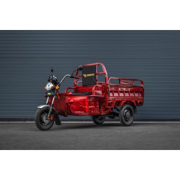 Elektrická nákladní tříkolka Leramotors Cargo G1 1000W - Tuk Tuk Červená