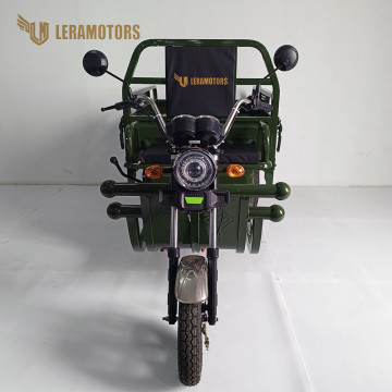 Elektrická nákladní tříkolka s kabinou Leramotors Cargo G1 1000W - Tuk Tuk Zelená