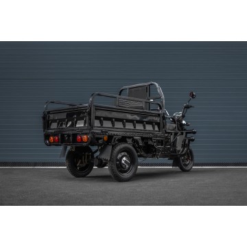Elektrická nákladní tříkolka s kabinou Leramotors Cargo G1 1000W - Tuk Tuk Černá