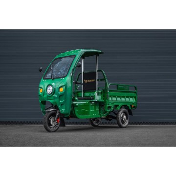 Elektrická nákladní tříkolka s kabinou Leramotors Cargo G1 1000W - Tuk Tuk Zelená